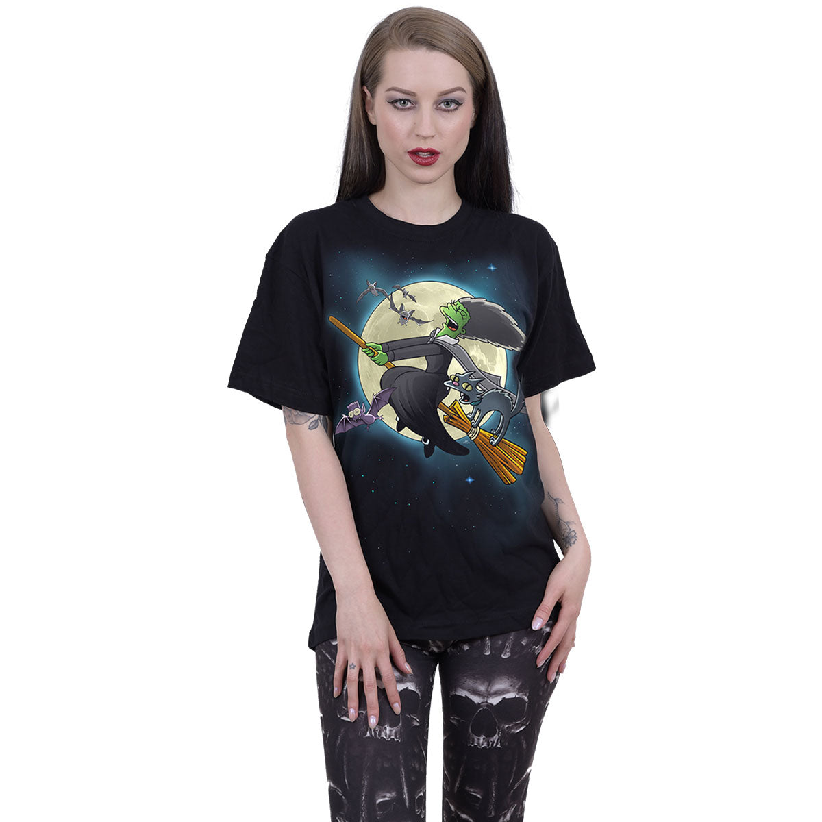 The Simpsons Unisex T-Shirt: Marge Witch (Black)