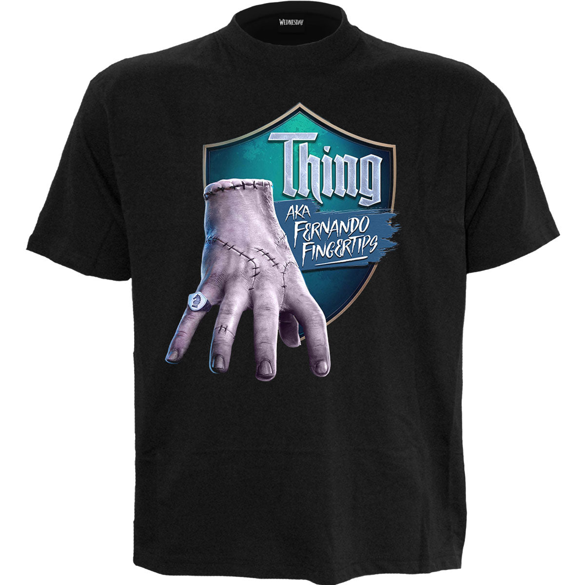Wednesday Unisex T-Shirt: Fernando Fingertips' (Black)