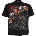 Five Finger Death Punch Unisex T-Shirt: Assassin (Black) (Back Print)