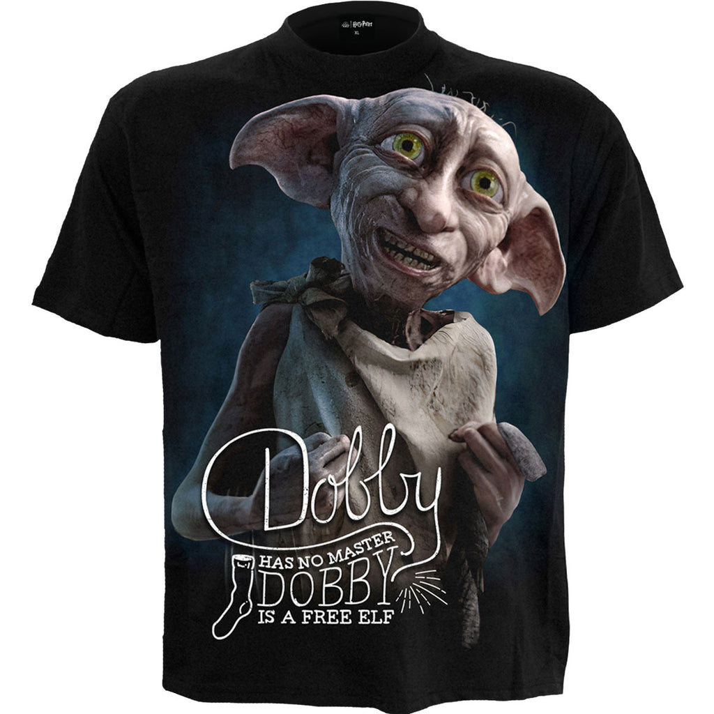 Harry Potter Unisex T-Shirt: Dobby (Black)