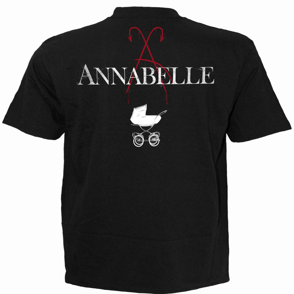 Annabelle Unisex T-Shirt: Found You (Black) (Back Print)