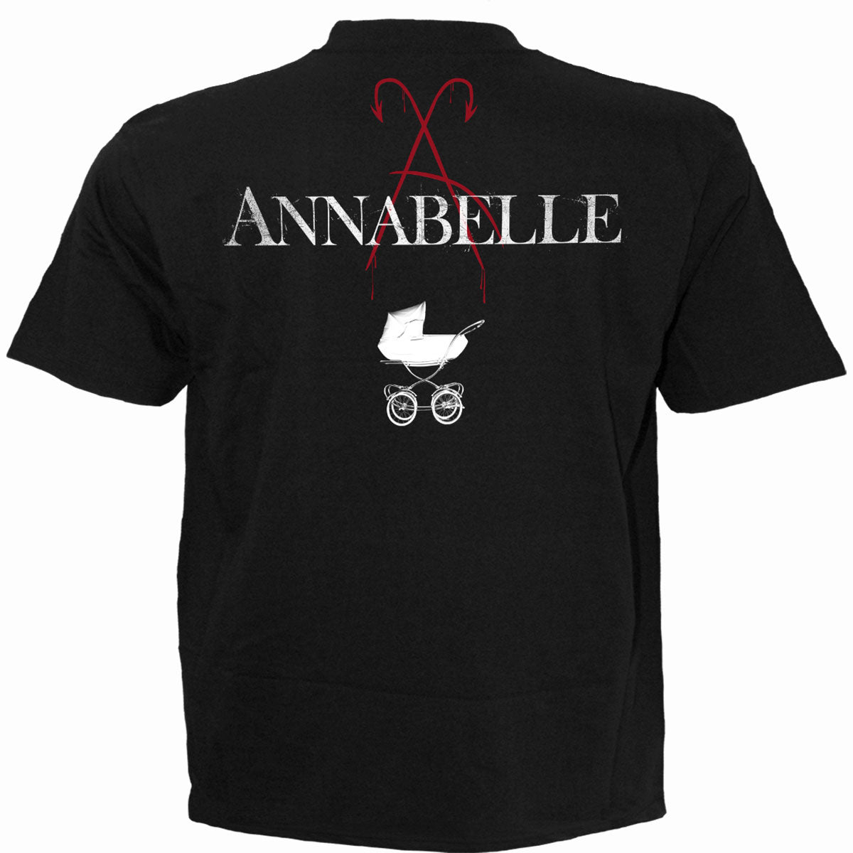 Annabelle Unisex T-Shirt: Found You (Black) (Back Print)