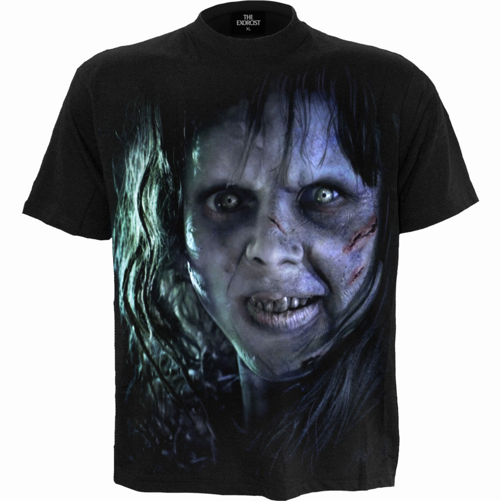 The Exorcist Unisex T-Shirt: Regan (Black) (Back Print)