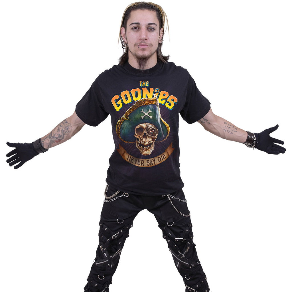The Goonies Unisex T-Shirt: Pirate Crest (Black)