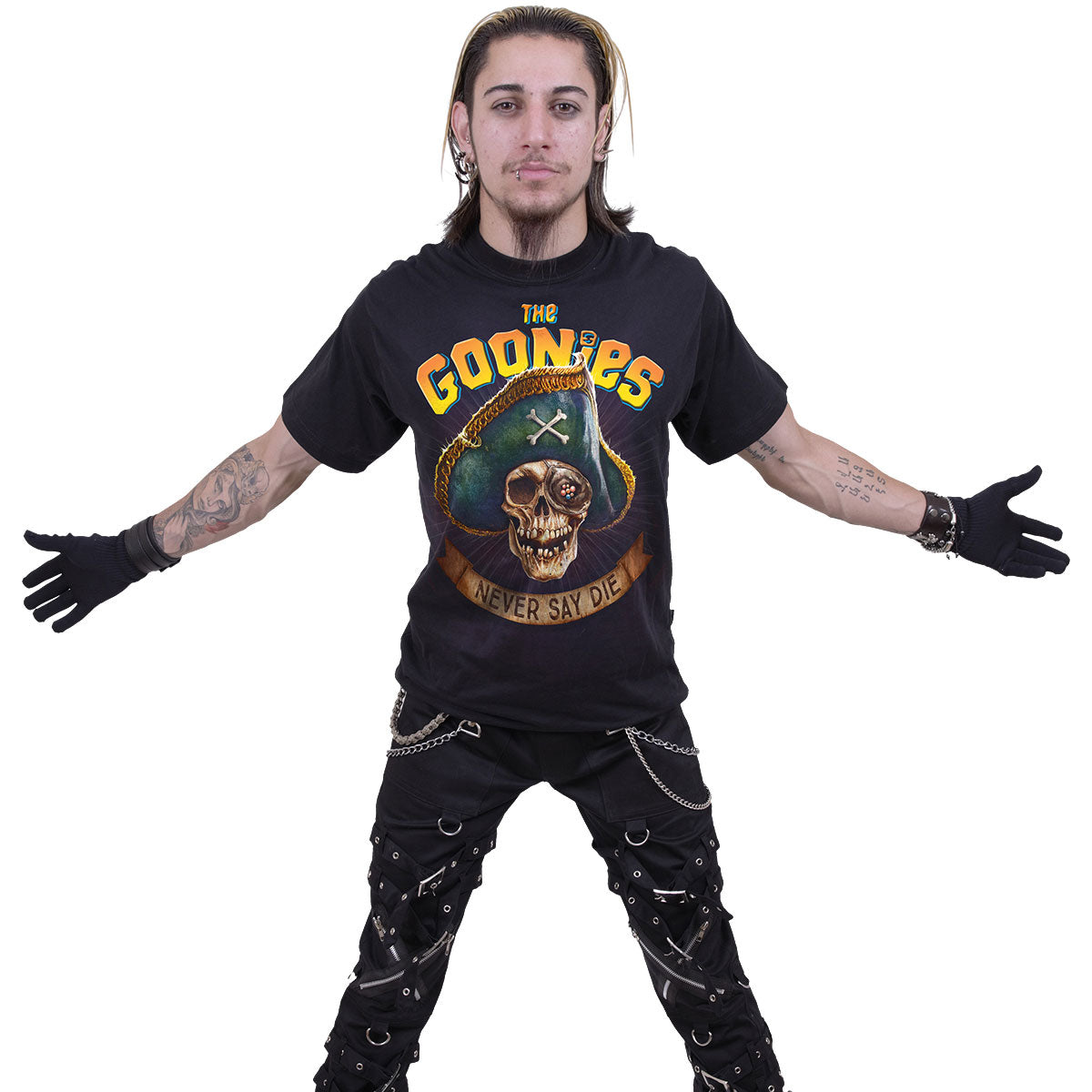 The Goonies Unisex T-Shirt: Pirate Crest (Black)