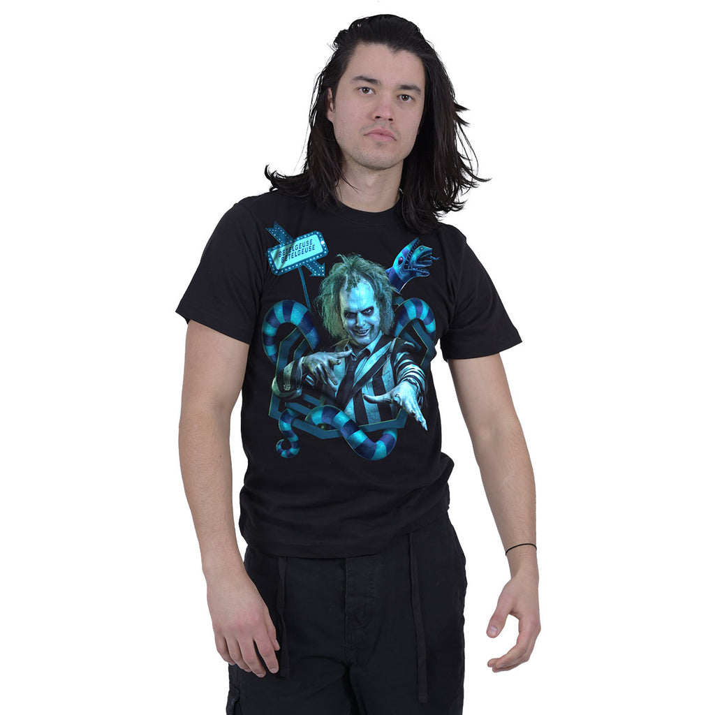 Beetlejuice 2 Unisex T-Shirt: Sandworm Portal (Black)