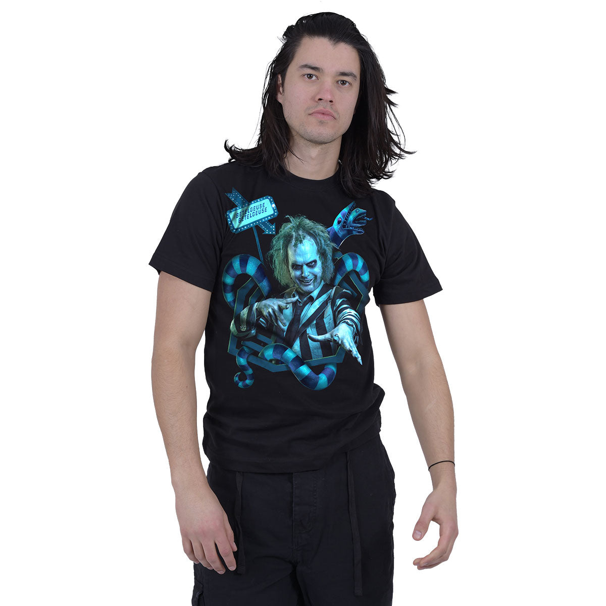 Beetlejuice 2 Unisex T-Shirt: Sandworm Portal (Black)