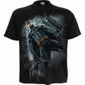 DC Comics Unisex T-Shirt: Batman Call Of The Knight (Black) (Back Print)