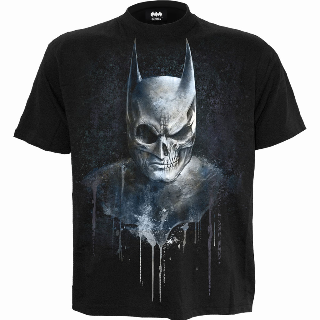 DC Comics Unisex T-Shirt: Batman Nocturnal (Black) (Back Print)