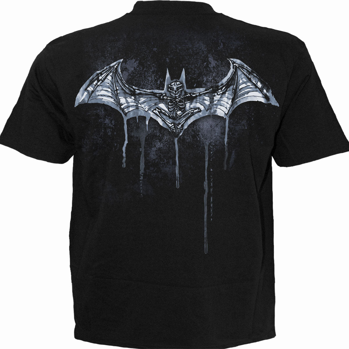 DC Comics Unisex T-Shirt: Batman Nocturnal (Black) (Back Print)