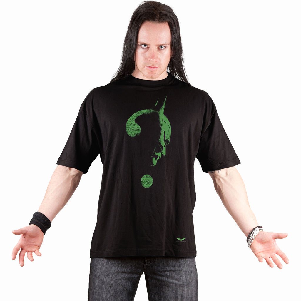 DC Comics Unisex T-Shirt: The Batman Glow In The Dark Logo (Black)