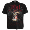 Looney Tunes Unisex T-Shirt: Taz Old School Rebel (Black)