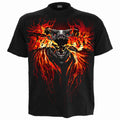 Game of Thrones Unisex T-Shirt: Fire And Blood (Black) (Back Print)