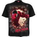 Marvel Comics Unisex T-Shirt: Captain America Red Hulk (Black)