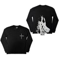 Lady Gaga Unisex Long Sleeve T-Shirt: Mayhem (Black) (Back Print)