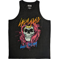 Lady Gaga Unisex Tank T-Shirt: Skull (Charcoal Grey)