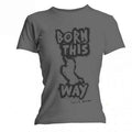 Lady Gaga Ladies T-Shirt: Born This Way (Grey)