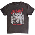 Lady Gaga Unisex T-Shirt: Born This Way Photo (Charcoal Grey)