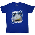 Lady Gaga Unisex T-Shirt: Artpop Facepaint (Blue)