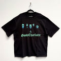 Good Charlotte Unisex Oversized Boxy T-Shirt: Generation Rx Skulls (Black)