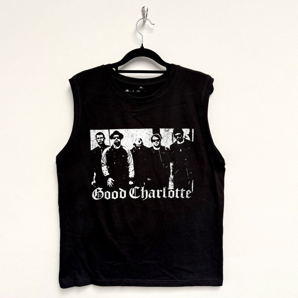Good Charlotte Unisex Tank T-Shirt: Band Photo (Black)
