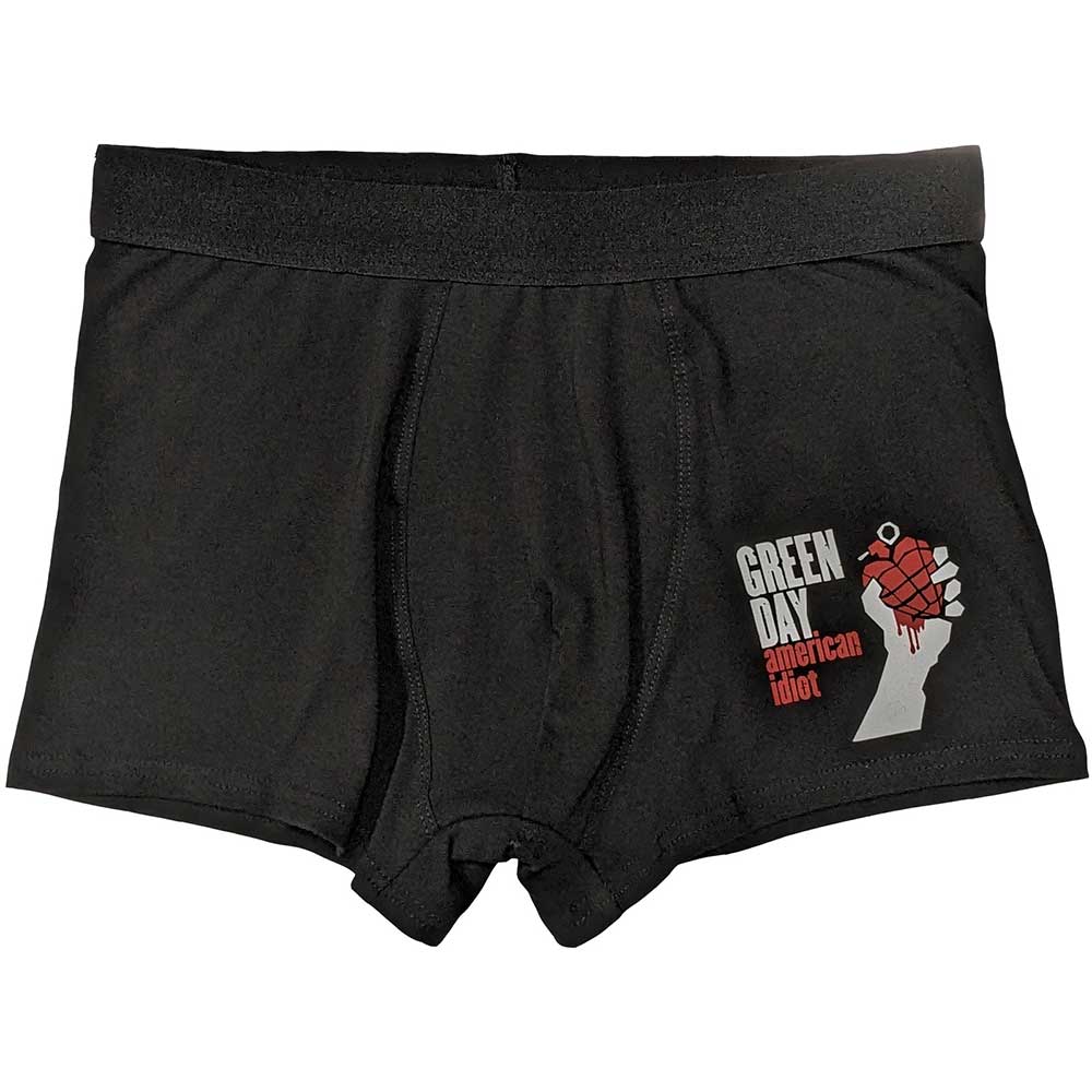 Green Day Unisex Boxers: American Idiot (Black)