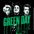 Green Day Single Cork Coaster: Drips