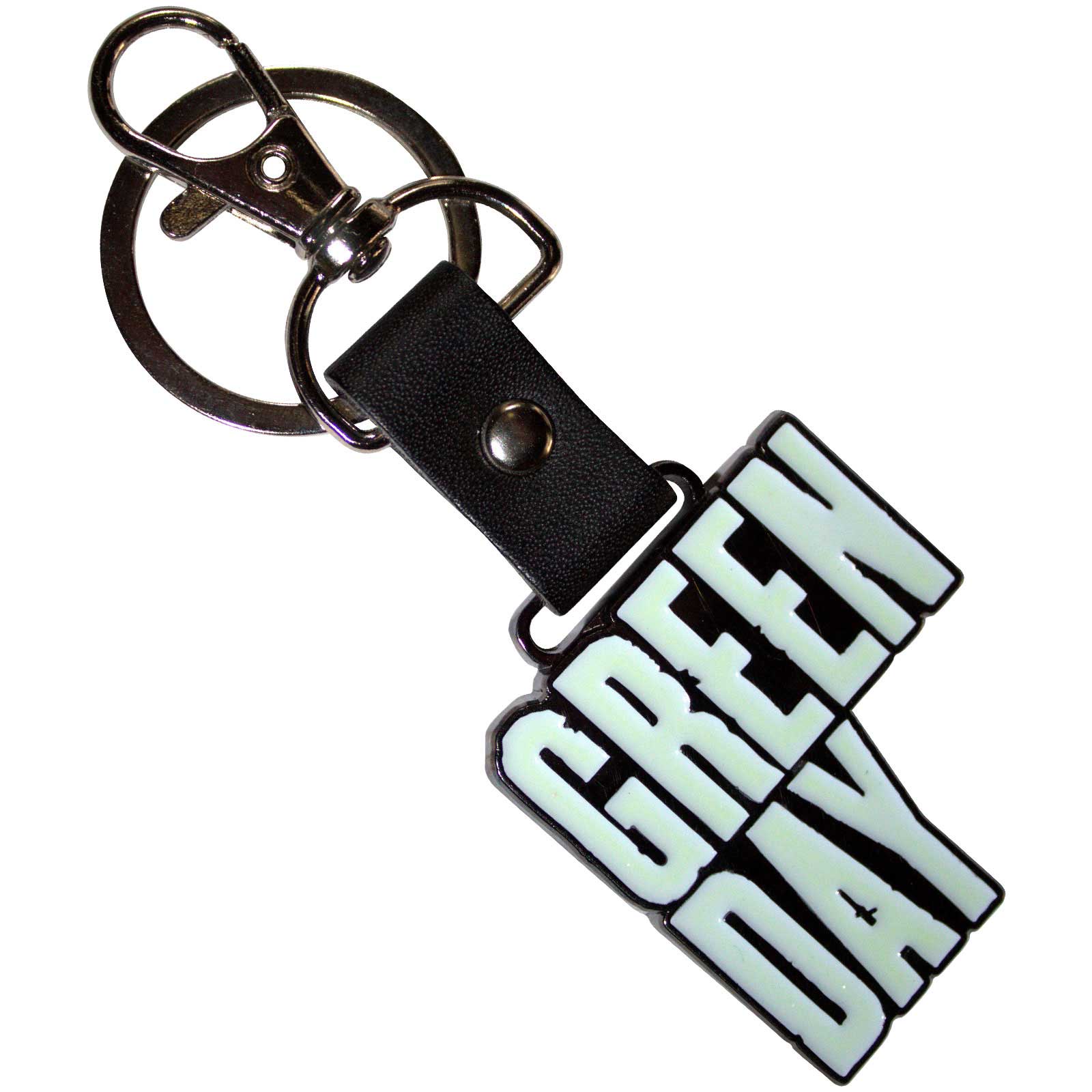 Green Day Keychain: Stacked Logo (Glow-in-the-Dark)