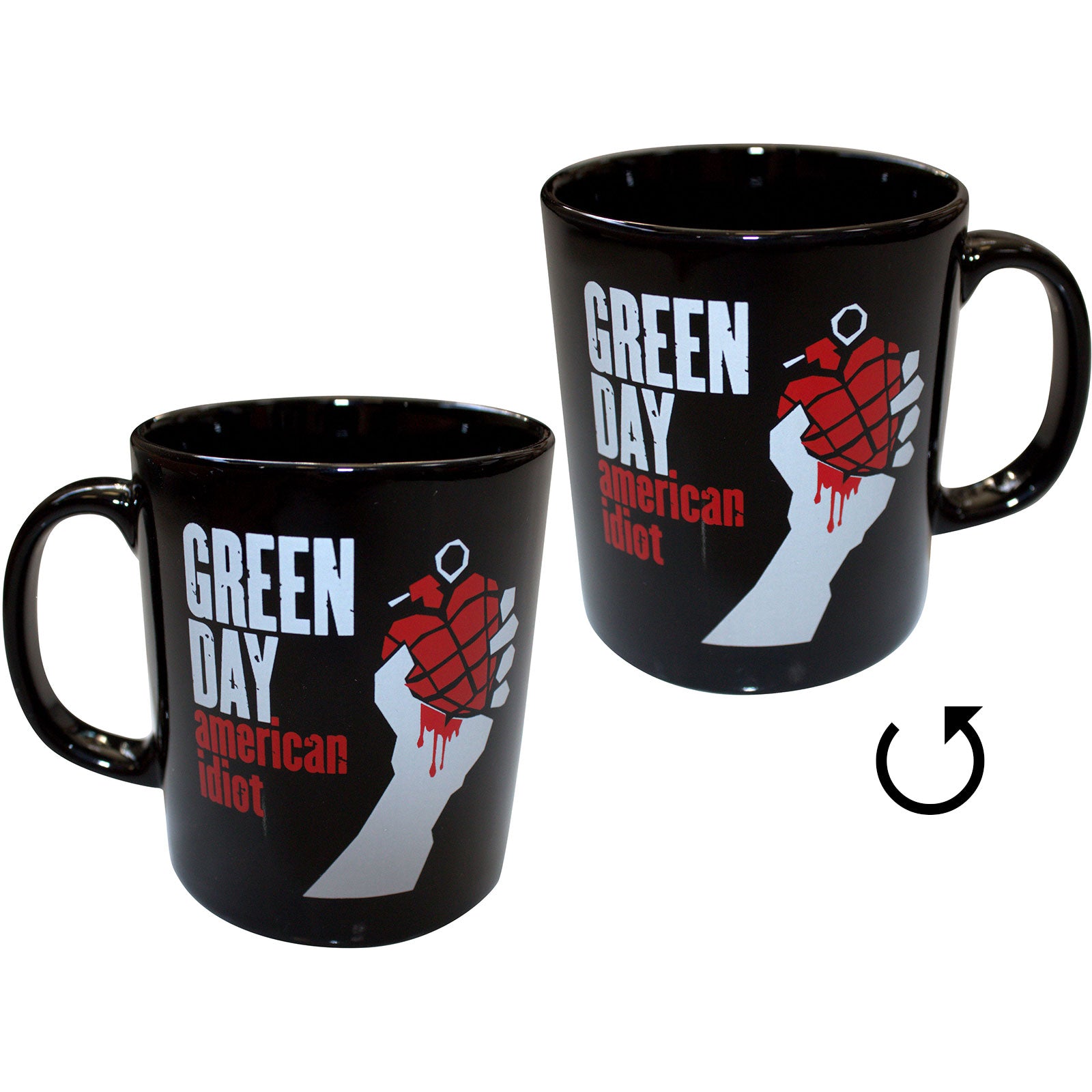 Green Day Unboxed Mug: American Idiot (Black)
