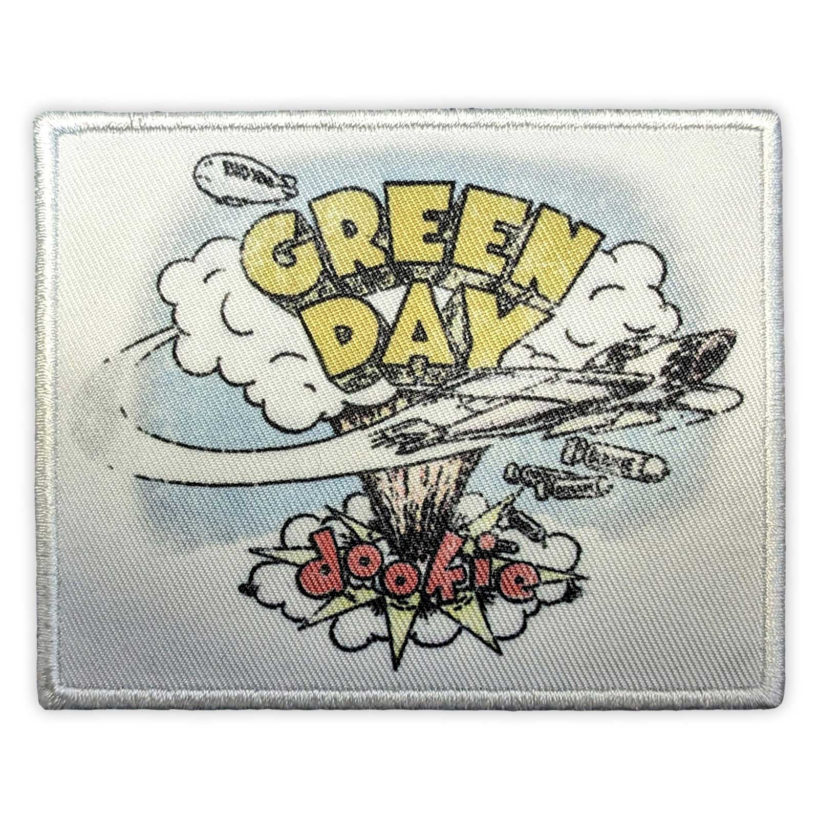 Green Day Standard Patch: Dookie (White)