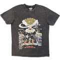 Green Day Unisex Stone Wash T-Shirt: 1994 Tour (Charcoal Grey)