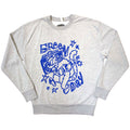 Green Day Unisex Sweatshirt: Cat Blaster (Grey)