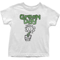 Green Day Kids Toddler T-Shirt: Flower Pot (White)
