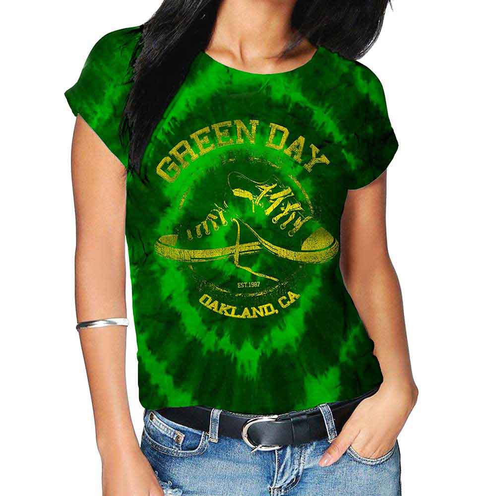 Green Day Unisex T-Shirt: All Stars (Green) (Wash Collection)