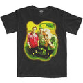 Green Day Unisex T-Shirt: Neon Photo (Black)