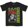 Green Day Unisex T-Shirt: Warning (Black)