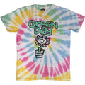 Green Day Unisex T-Shirt: Flower Pot (White) (Wash Collection)