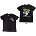 Green Day Unisex T-Shirt: Nimrod Breast Print (Black) (Back Print)