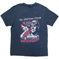 Green Day Unisex T-Shirt: American Dream (Blue Wash) (Wash Collection)
