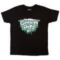 Green Day Unisex T-Shirt: Kerplunk Logo Sad Face (Black)