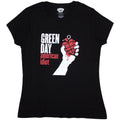 Green Day Ladies T-Shirt: American Idiot (Black)