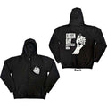 Green Day Unisex Zipped Hoodie: American Idiot The Musical (Black) (Back Print)