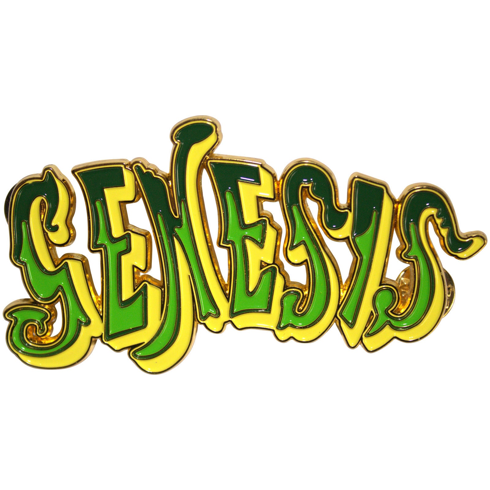 Genesis Pin Badge: Green Classic Logo