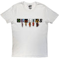 Genesis Unisex T-Shirt: Characters Logo (White)