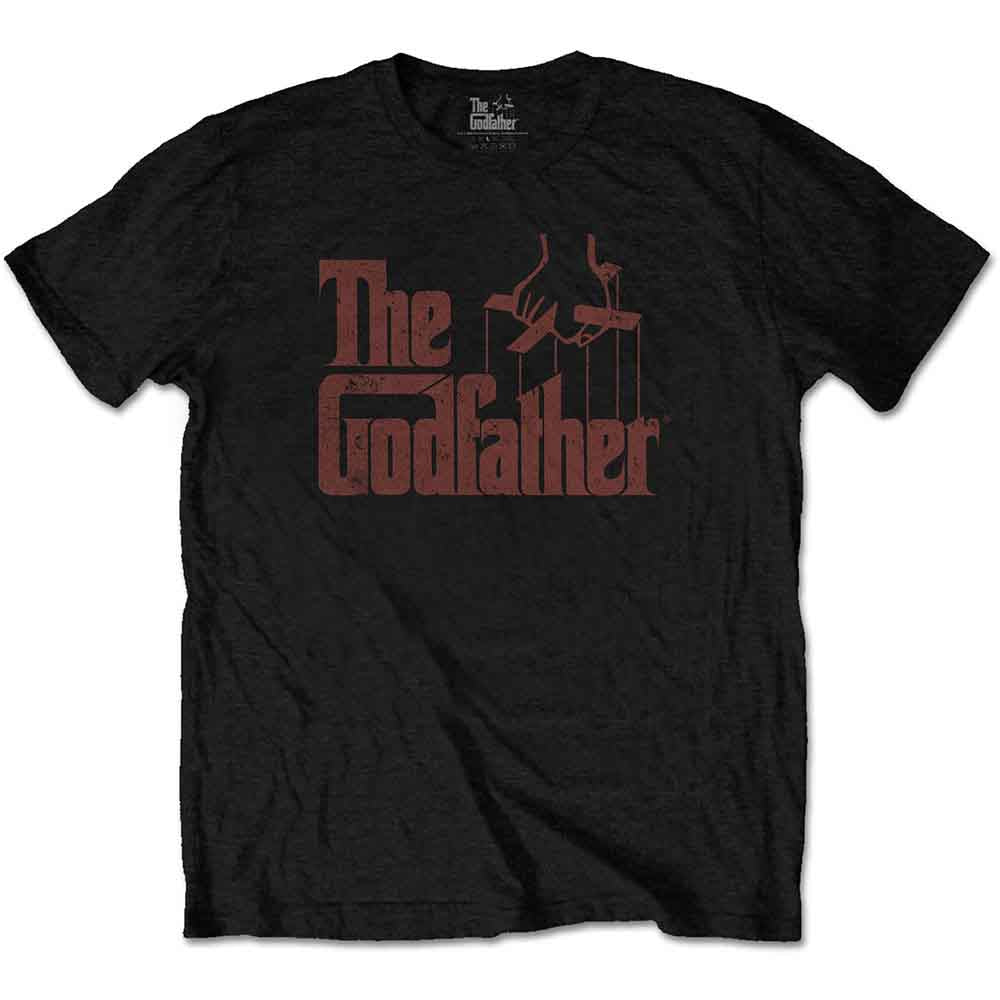 The Godfather Unisex T-Shirt: Logo Brown (Black)