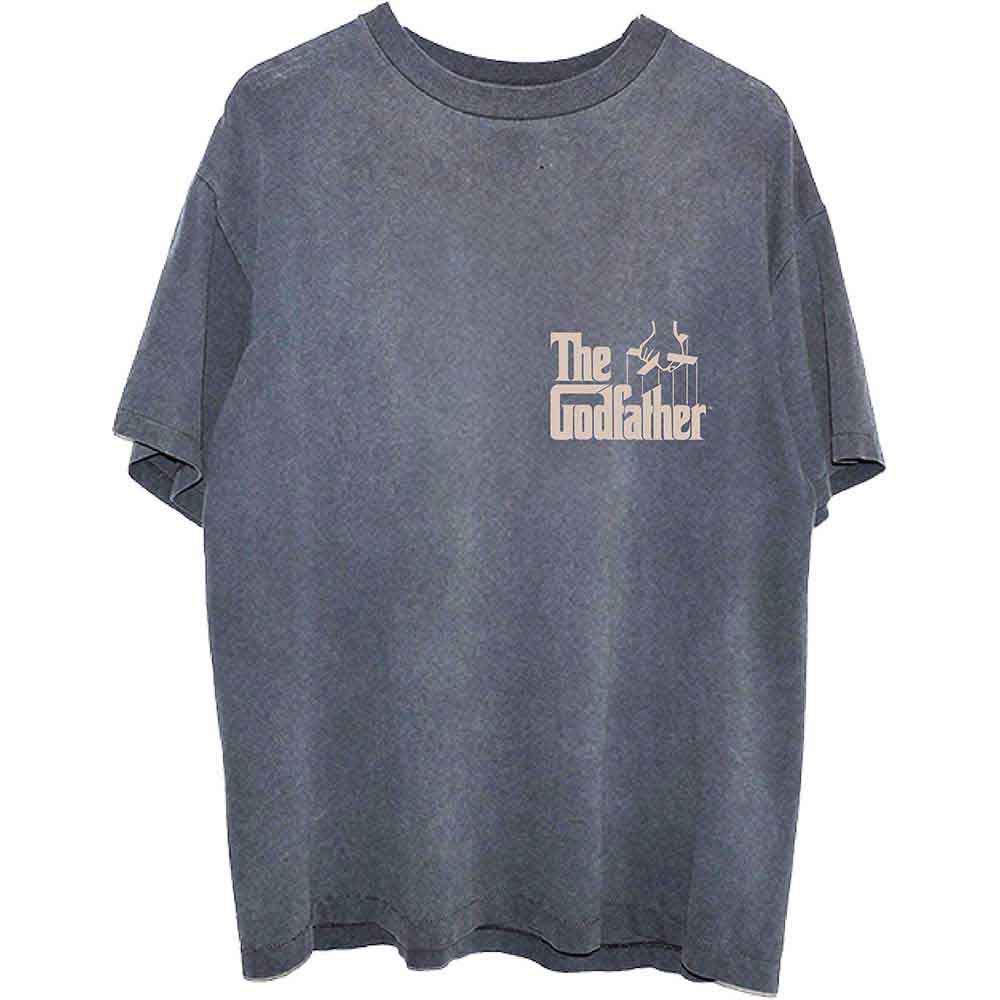 The Godfather Unisex T-Shirt: Sleeps With The Fishes (Charcoal Grey) (Back Print)