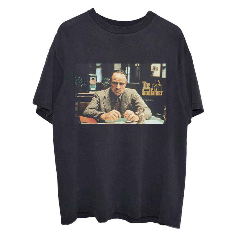 The Godfather Unisex T-Shirt: Cafe© Scene (Black)
