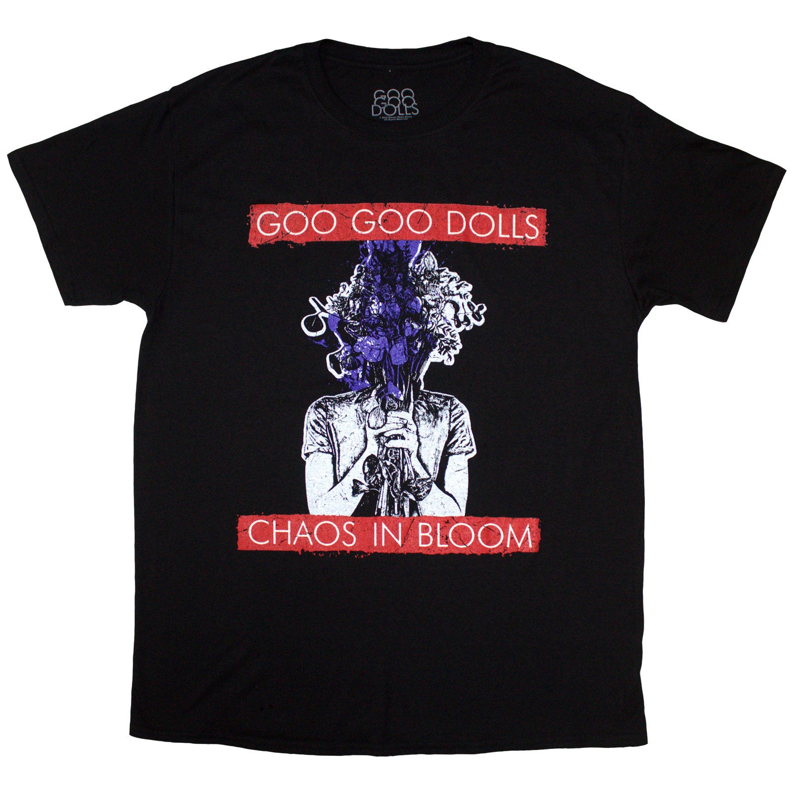 The Goo Goo Dolls Unisex T-Shirt: Chaos In Bloom (Black)