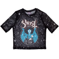 Ghost Ladies Mesh Crop Top: Opus (Black)