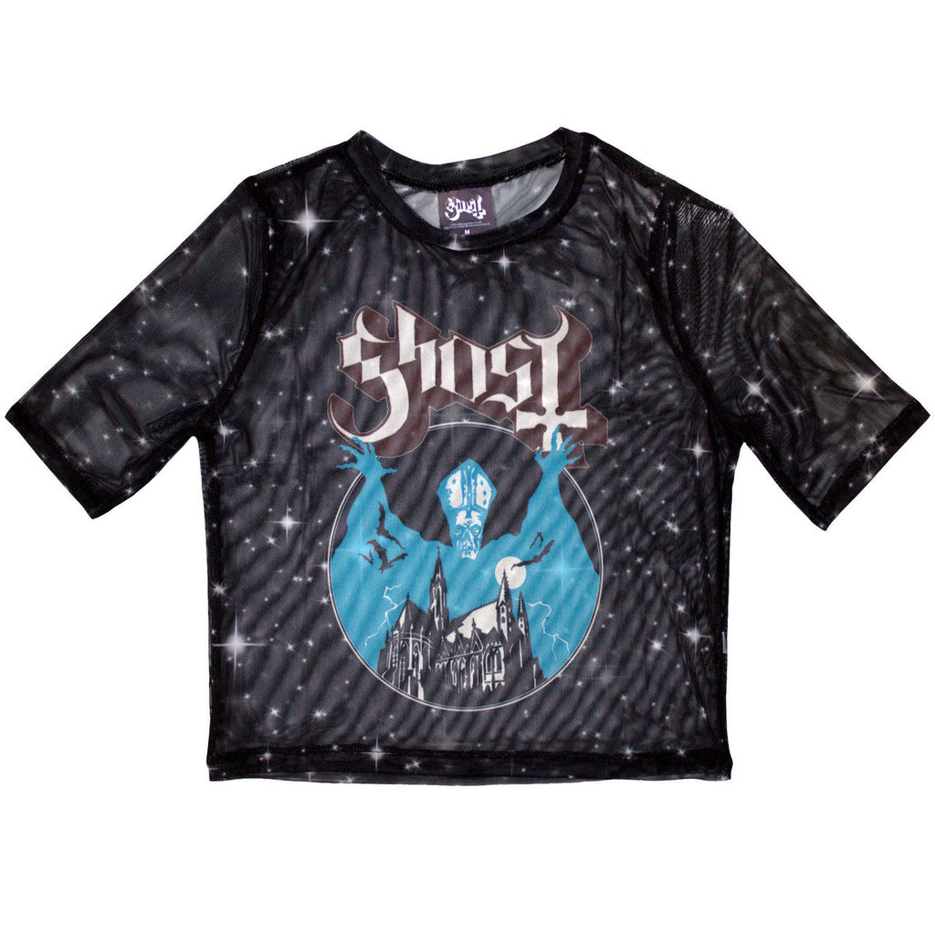 Ghost: Opus Ladies Mesh Crop Top (Black)